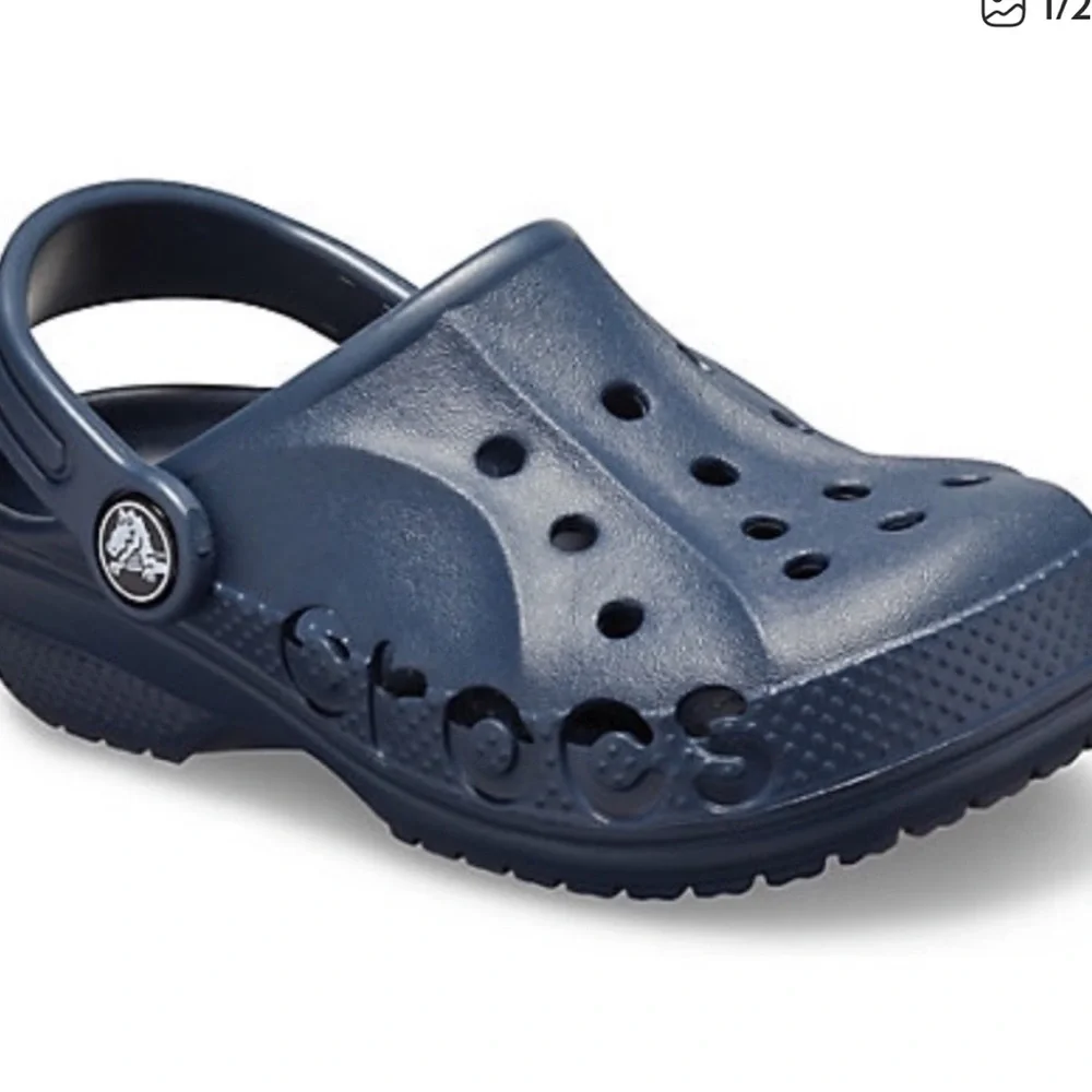CROCS Baya Clog Navy Shoes J 6 Unisex